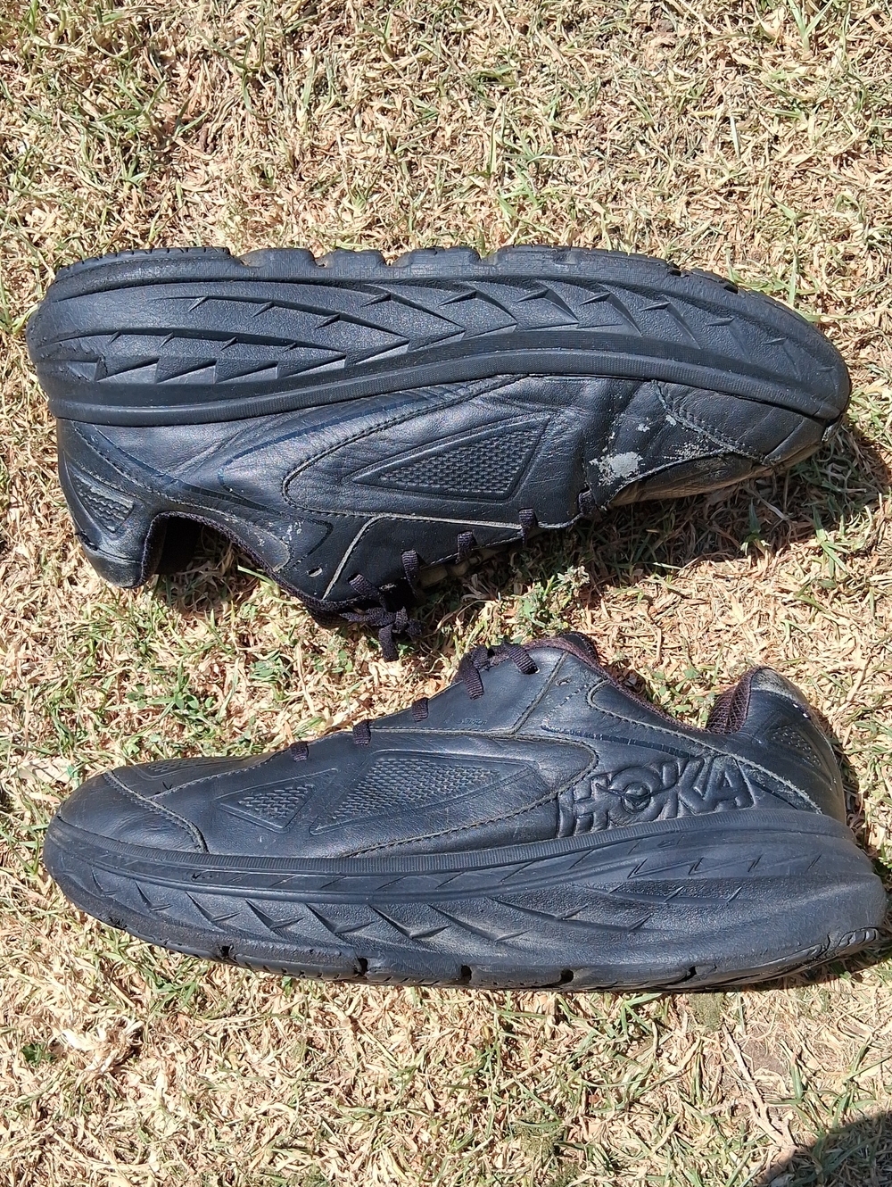 Hoka Bondi LTR Wide  Men's Black Athletic Running Shoes